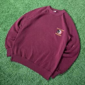 Vintage 90s Florida State Seminoles Crewneck USA XS Red FSU College Embroidered